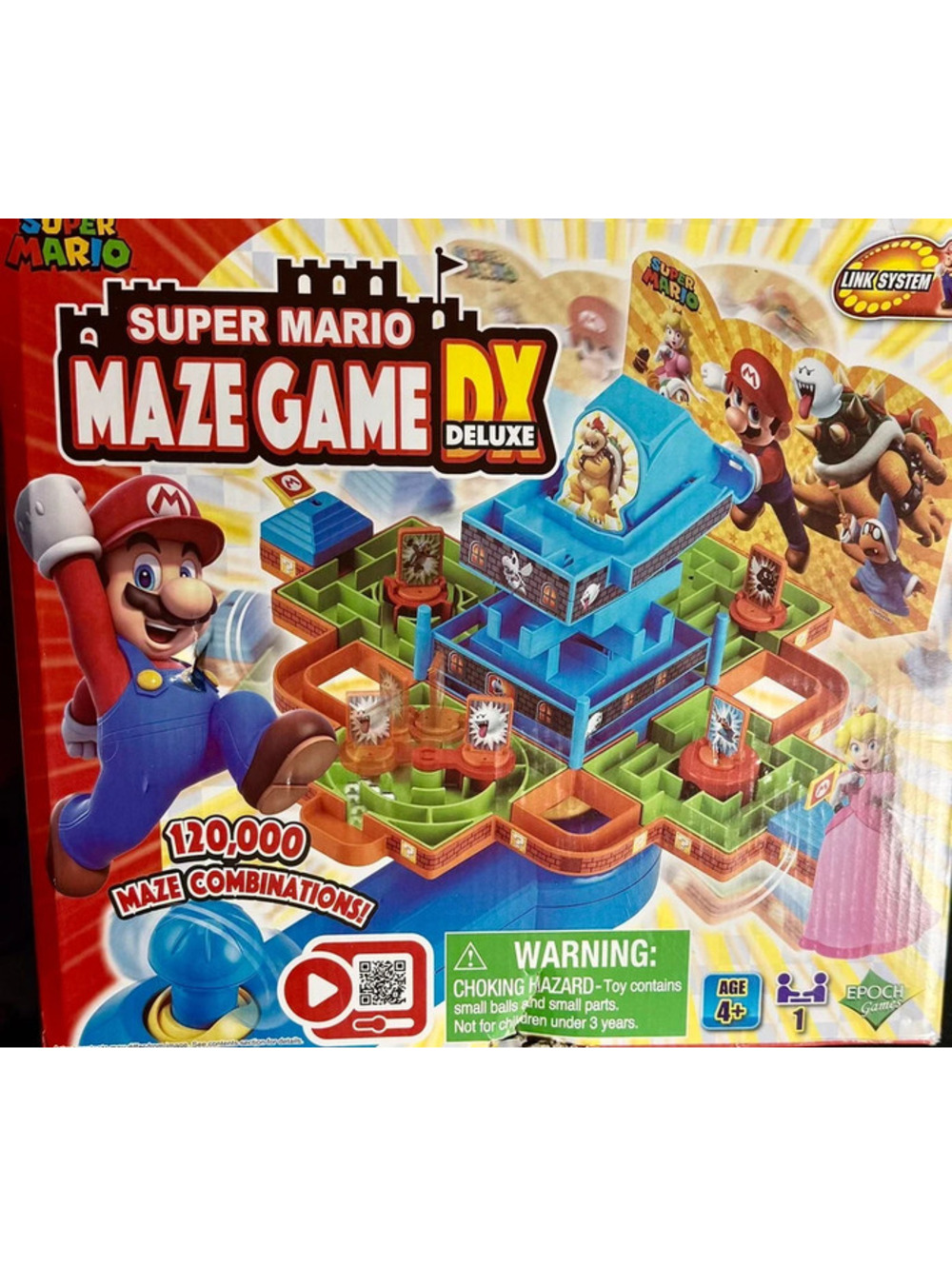 Super Mario Maze DX Deluxe Tabletop Action Game/Brand New